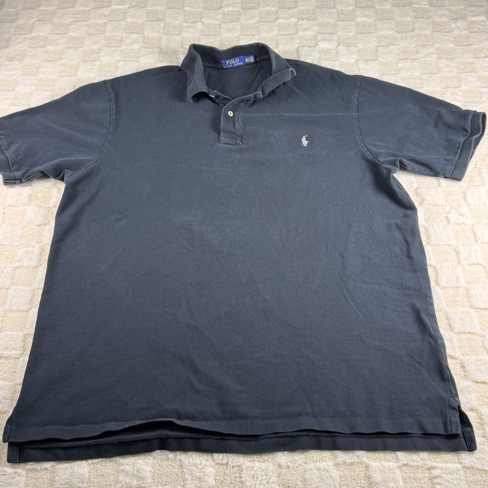 Polo Ralph Lauren Men's 2XLT Polo Shirt‎ Black
